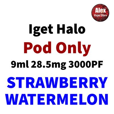 IGET HALO POD 3000PF 28.5MG STRAWBERRY WATERMELON