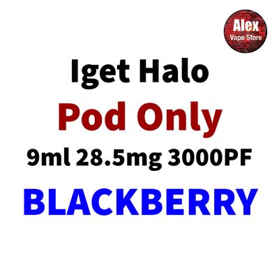 IGET HALO POD 3000PF 28.5MG BLACKBERRY
