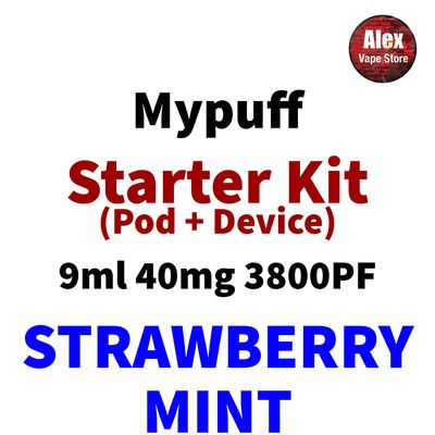 MYPUFF SLICK KIT STRAWBERRY MINT 3800