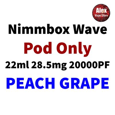 NIMMBOX WAVE POD 20000PF 28.5MG PEACH GRAPE