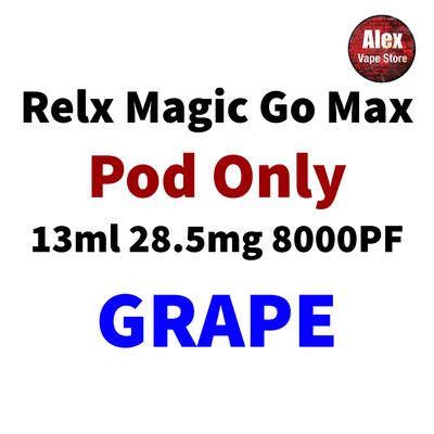 RELX - MAGIC GO MAX POD GRAPE 8000 PUFFS