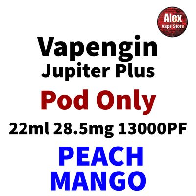 VAPENGIN JUPITER 2 PLUS POD 13000PF 28.5MG PEACH MANGO