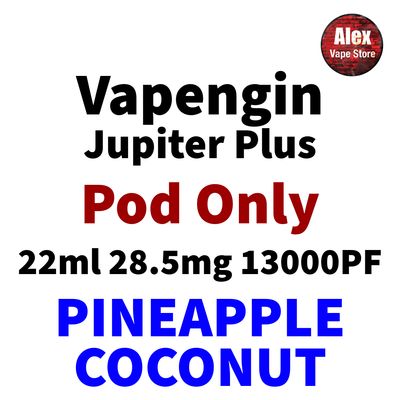 VAPENGIN JUPITER 2 PLUS POD 13000PF 28.5MG PINEAPPLE COCONUT