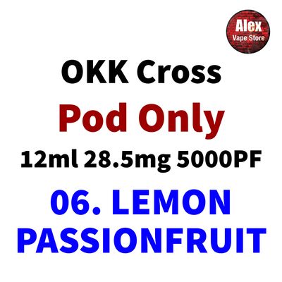 OKK POD 5000PUFF 28.5MG 06. LEMON PASSIONFRUIT
