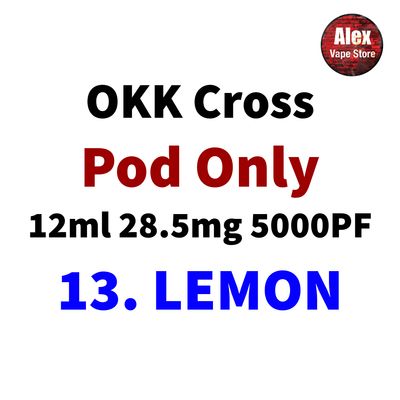 OKK POD 5000PUFF 28.5MG 13. LEMON