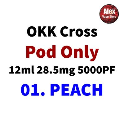 OKK POD 5000PUFF 28.5MG 01. PEACH