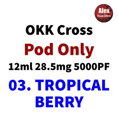 OKK POD 5000PUFF 28.5MG 03. TROPICAL BERRY