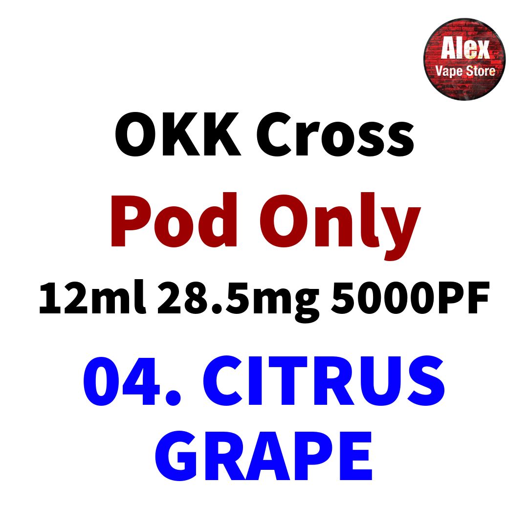 OKK POD 5000PUFF 28.5MG 04. CITRUS GRAPE