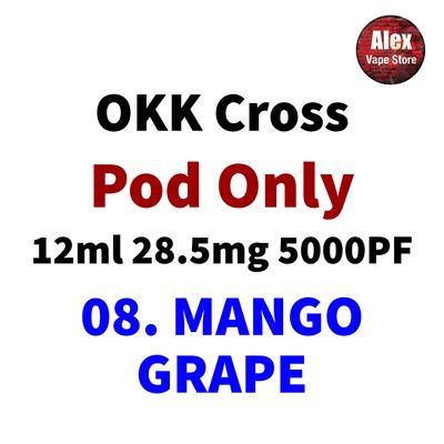 OKK POD 5000PUFF 28.5MG 08. MANGO GRAPE
