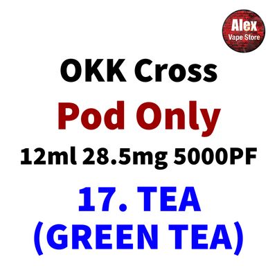 OKK POD 5000PUFF 28.5MG 17. TEA (GREEN TEA)