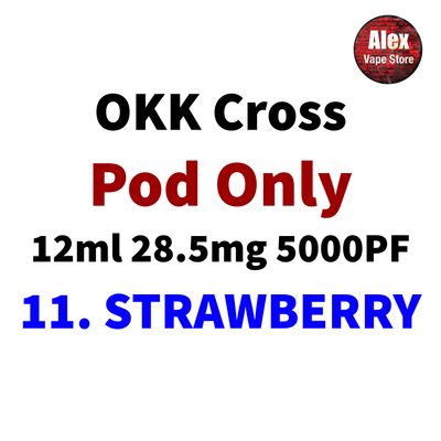 OKK POD 5000PUFF 28.5MG 11. STRAWBERRY