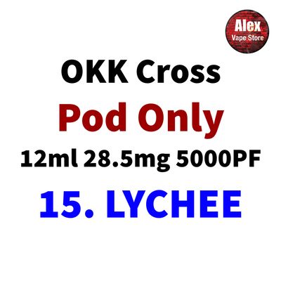 OKK POD 5000PUFF 28.5MG 15. LYCHEE