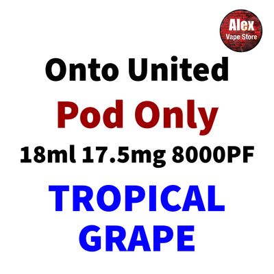 ONTO POD 8000PF 17.5MG TROPICAL GRAPE