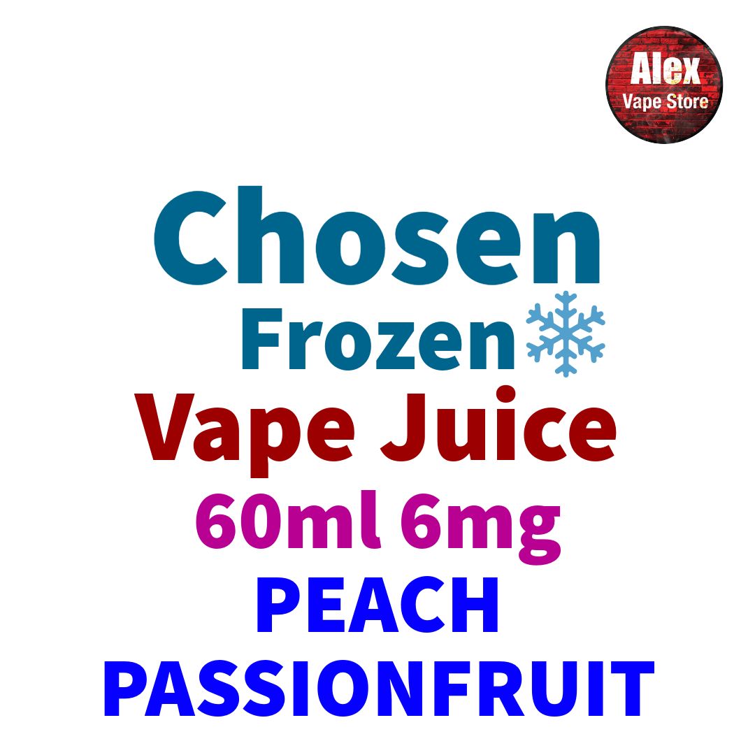 CHOSEN FROZEN - PEACH PASSIONFRUIT 60ML 6MG