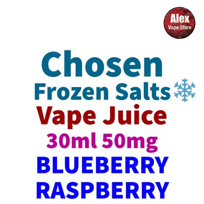 CHOSEN FROZEN SALTS - BLUEBERRY RASPBERRY 30ML 50MG