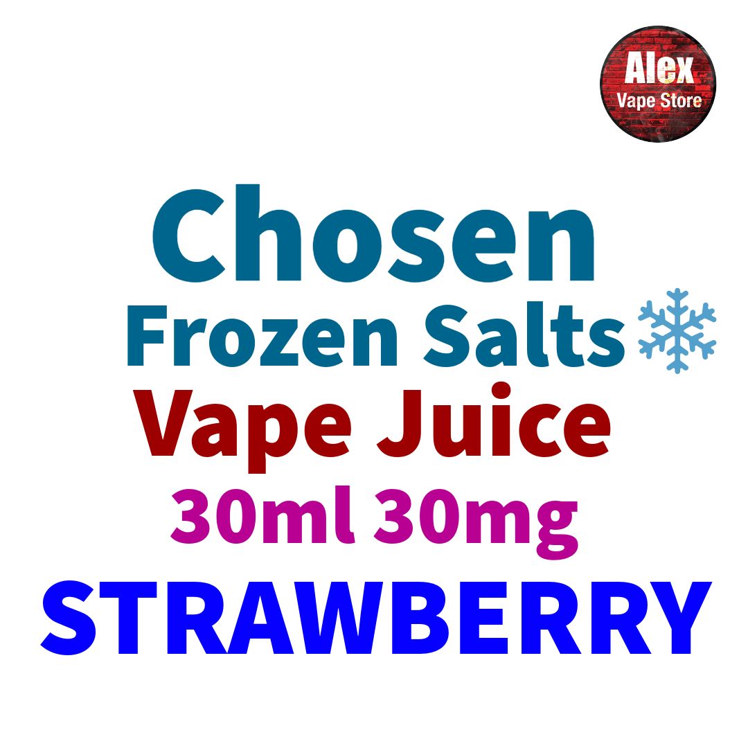 CHOSEN FROZEN SALTS - STRAWBERRY 30ML 30MG