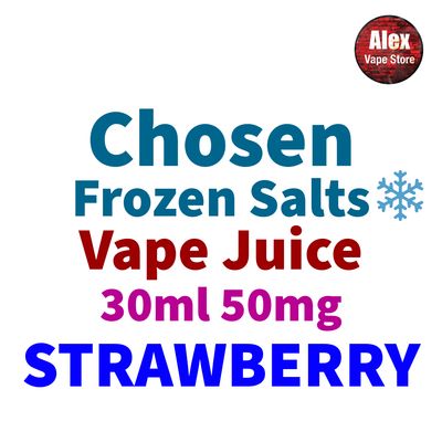 CHOSEN FROZEN SALTS - STRAWBERRY 30ML 50MG