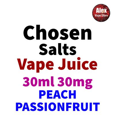 CHOSEN SALTS - PEACH PASSIONFRUIT 30ML 30MG