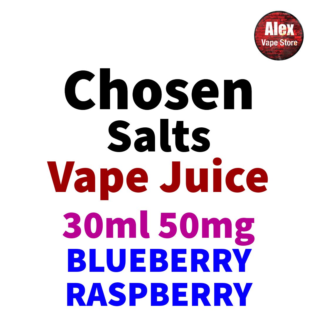 CHOSEN SALTS - BLUEBERRY RASPBERRY 30ML 50MG