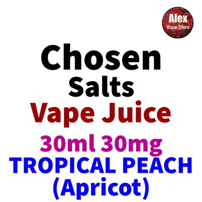 CHOSEN SALTS - TROPICAL PEACH (APRICOT) 30ML 30MG