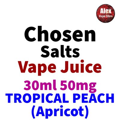 CHOSEN SALTS - TROPICAL PEACH (APRICOT) 30ML 50MG