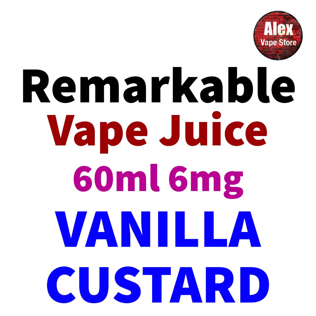 REMARKABLE - VANILLA CUSTARD 60ML 6MG
