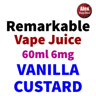 REMARKABLE - VANILLA CUSTARD 60ML 6MG