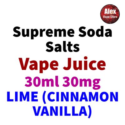 SUPREME SODA SALTS - LIME 30ML 30MG