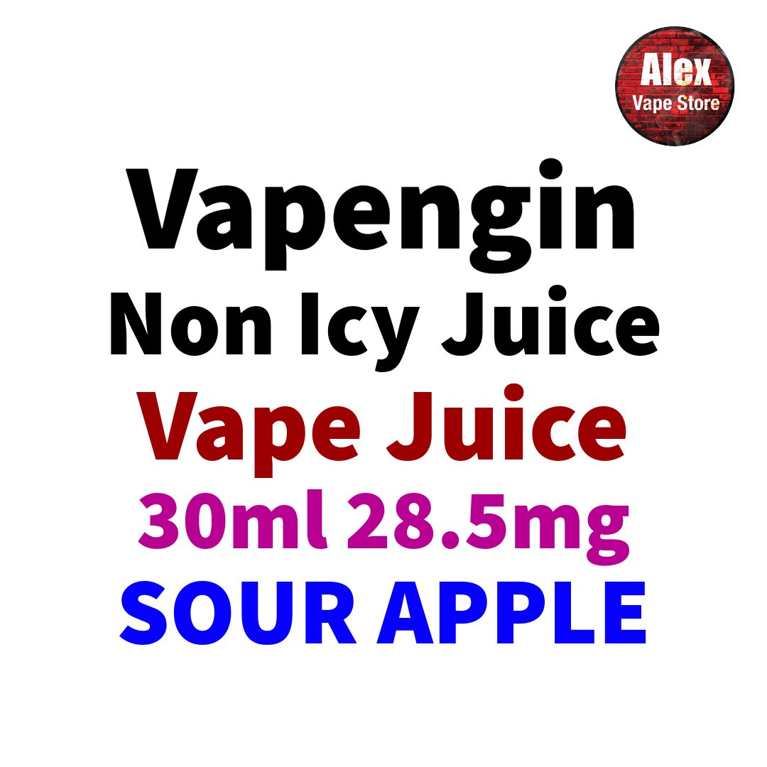 VAPENGIN NON ICY JUICE - 30ML 28.5MG SOUR APPLE
