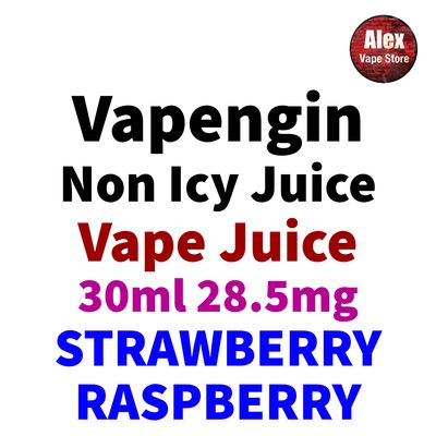 VAPENGIN NON ICY JUICE - 30ML 28.5MG STRAWBERRY RASPBERRY