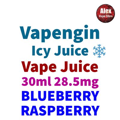 VAPENGIN ICY JUICE - 30ML 28.5MG BLUEBERRY RASPBERRY