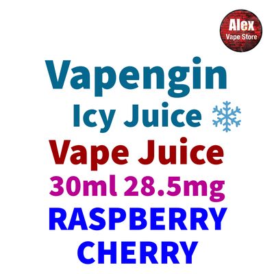 VAPENGIN ICY JUICE - 30ML 28.5MG RASPBERRY CHERRY