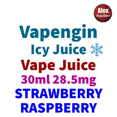VAPENGIN ICY JUICE - 30ML 28.5MG STRAWBERRY RASPBERRY