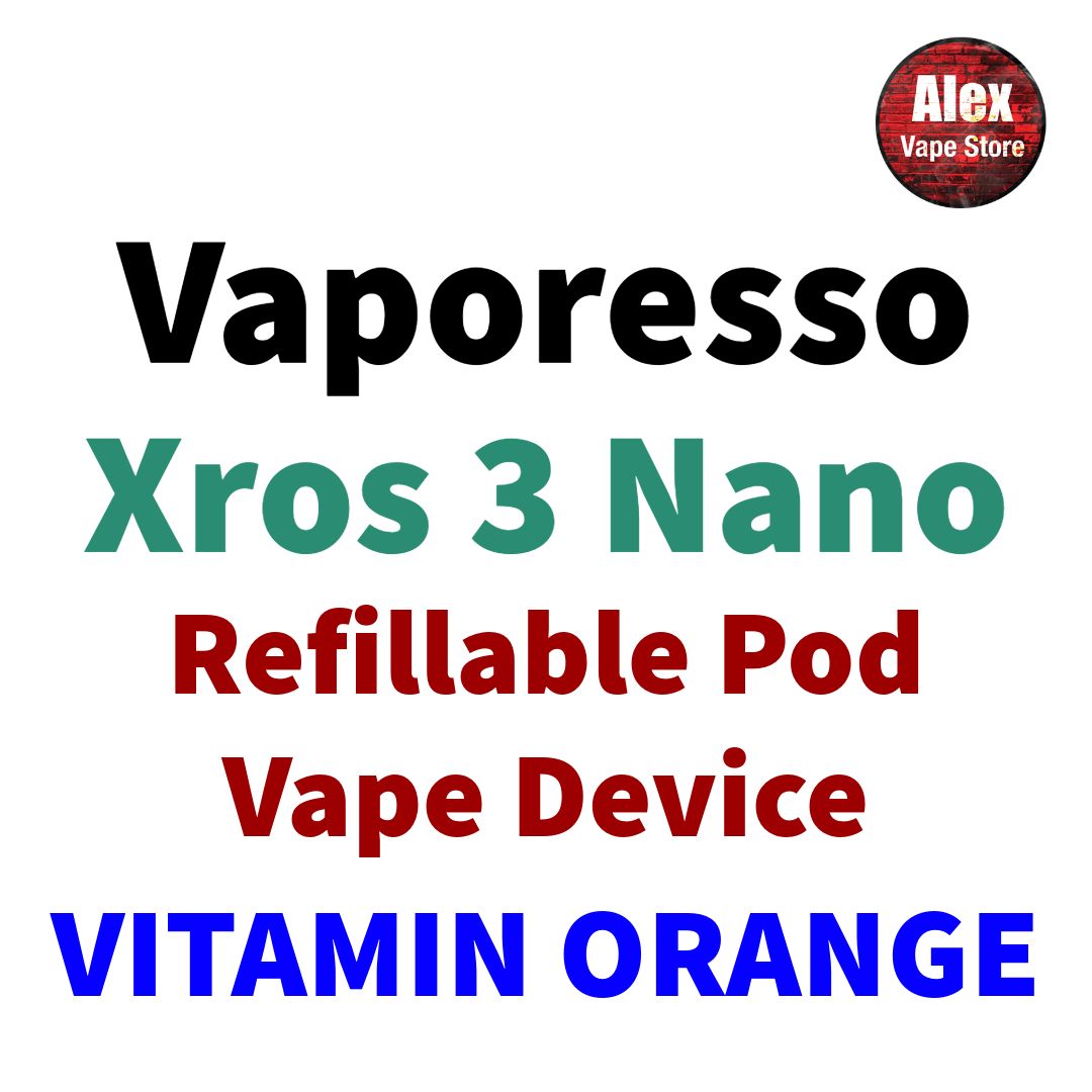 VAPORESSO - XROS 3 NANO DEVICE VITAMIN ORANGE