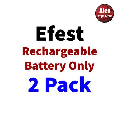 EFEST BATTERY X 2 IN BOX