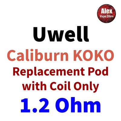 UWELL - CALIBURN KOKO REFILLABLE POD 2ML 1.2OHM 1PC