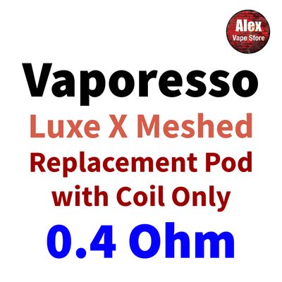 VAPORESSO - LUXE X 0.4OHM MESH POD 5ML 1PC
