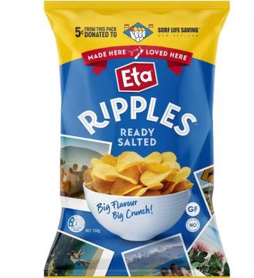[ETA] RIPPLES READY SALTED 150G