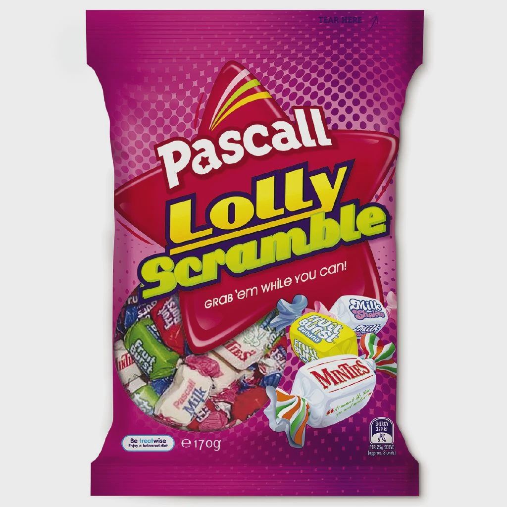 [CONFECTIONERY] PASCALL LOLLY SCRAMBLE 170G
