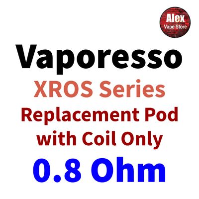 VAPORESSO - XROS SERIES 0.8 OHM MESH POD 1PC