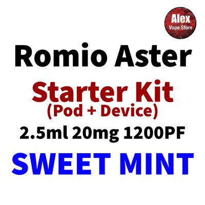ROMIO ASTER STARTER KIT 1200PF 20MG SWEET MINT