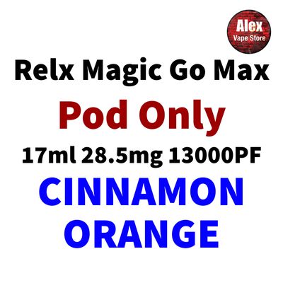 RELX - MAGIC GO MAX  POD 13000PF 28.5MG CINNAMON ORANGE