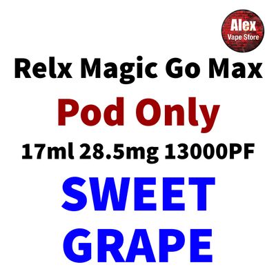 RELX - MAGIC GO MAX  POD 13000PF 28.5MG SWEET GRAPE