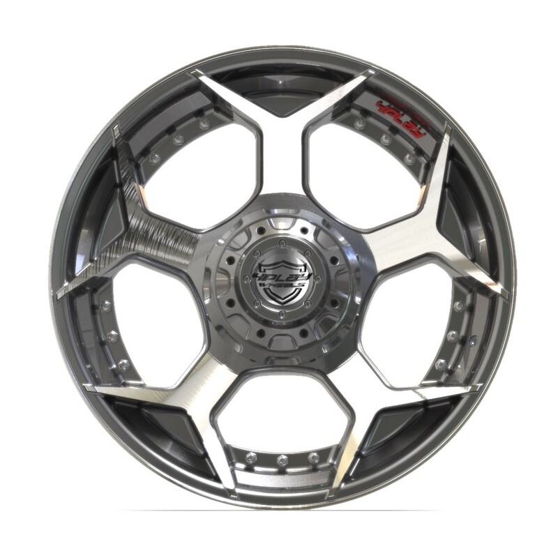 4P50 Wheel RAM-Dodge-Jeep 22x10 Gunmetal -24 ET