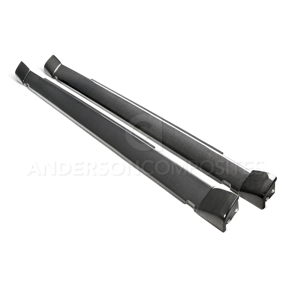 2018-2023 DODGE CHALLENGER WIDEBODY DEMON/HELLCAT/REDEYE/SCAT PACK CARBON FIBER SIDE ROCKER PANELS (PAIR)