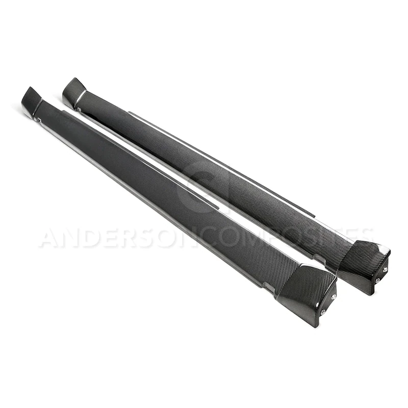 2018-2023 DODGE CHALLENGER WIDEBODY DEMON/HELLCAT/REDEYE/SCAT PACK CARBON FIBER SIDE ROCKER PANELS (PAIR)