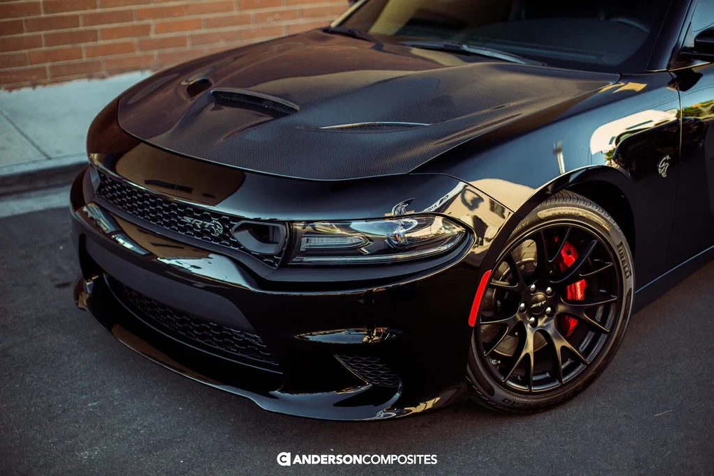 2015 - 2021 DODGE CHARGER HELLCAT TYPE-OE CARBON FIBER HOOD