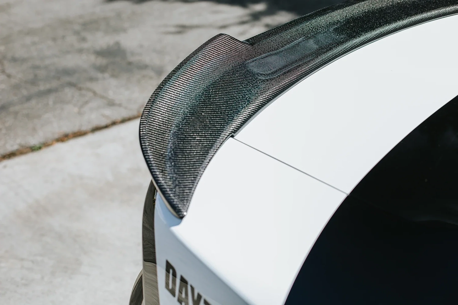 2015 - 2022 DODGE CHARGER HELLCAT CARBON FIBER TYPE-ST REAR SPOILER