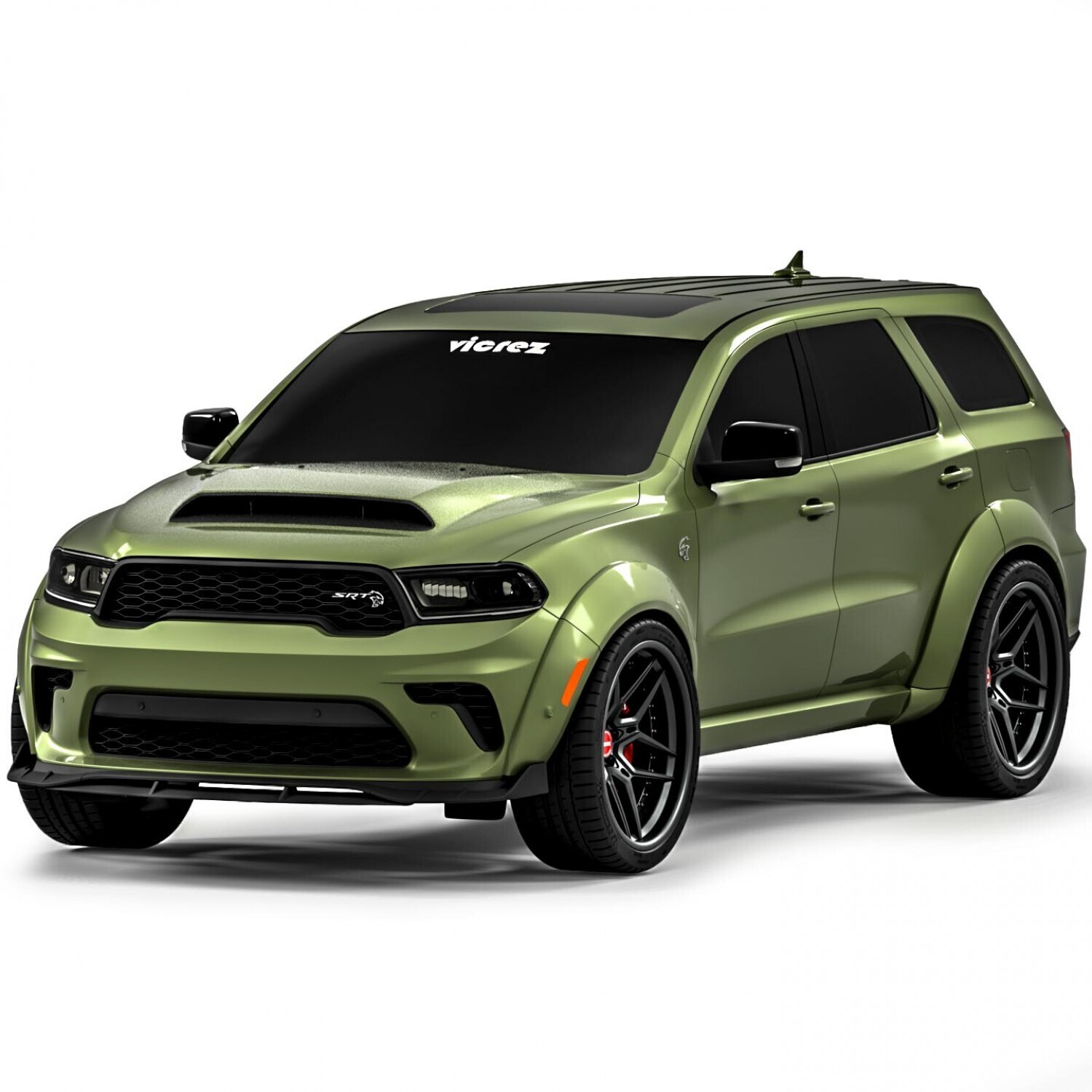 Vicrez Hood Demon style vz101914 | Dodge Durango 2014-2023
