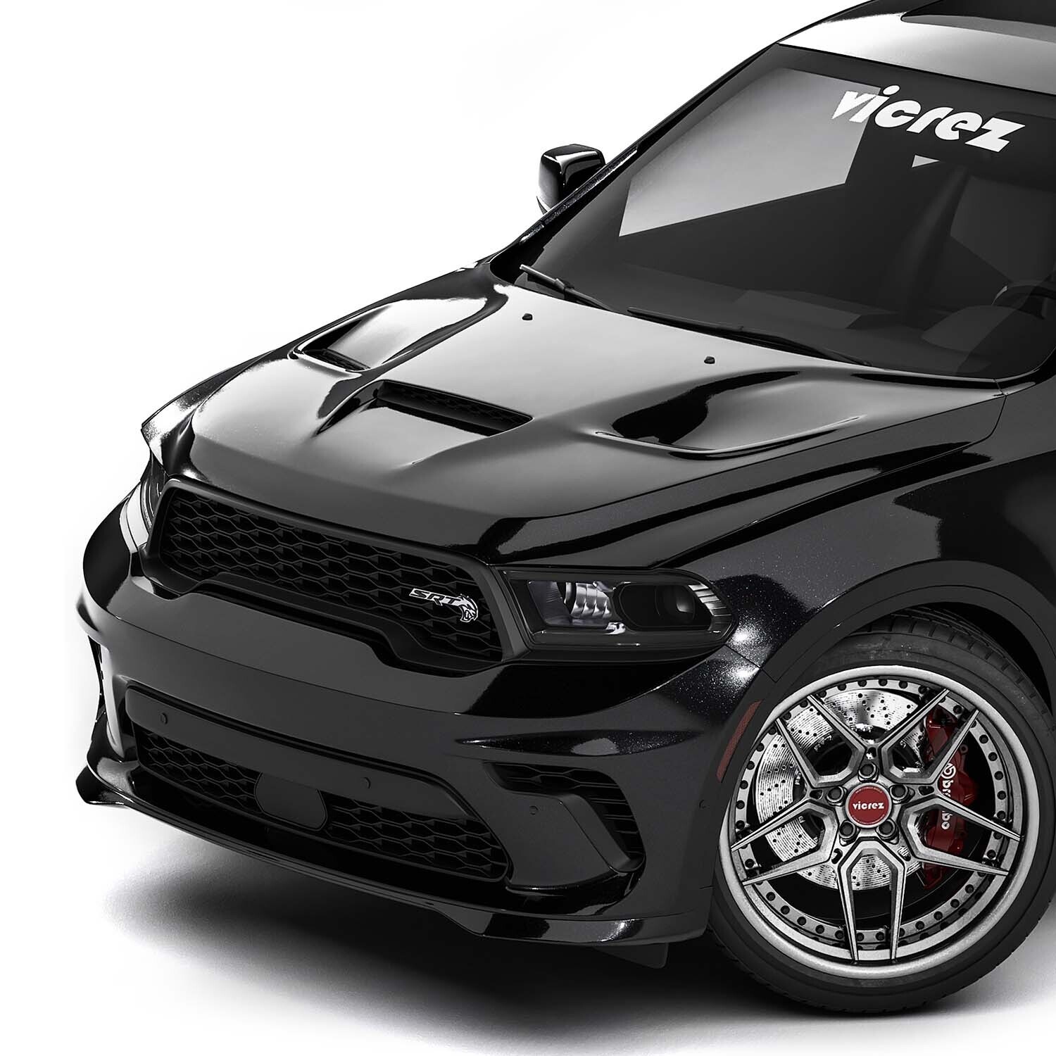 Vicrez Hood Hellcat SRT style vz102466 | Dodge Durango 2014-2023